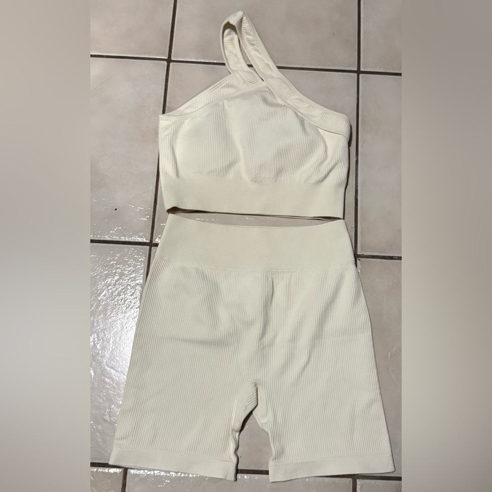 Beige Workout Set